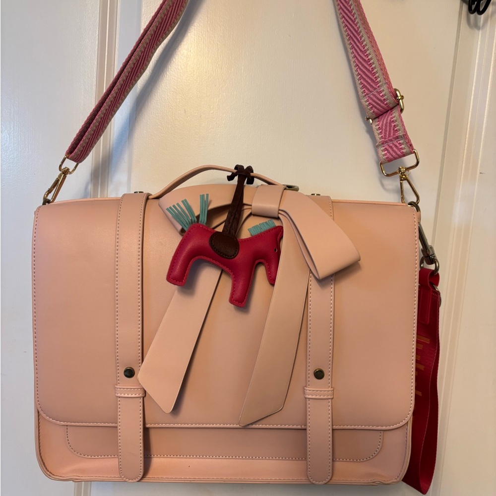 Exodus’s retro laptop shoulder bag Leather Women's Bag